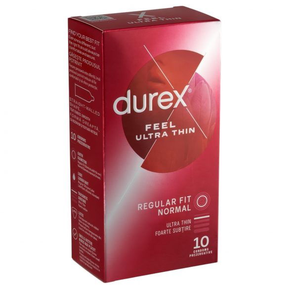 Durex Feel Ultra Thin - ultra cienkie prezerwatywy (10 szt.)