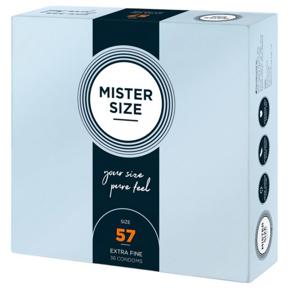 Mister Size cienkie prezerwatywy - 57mm (36 szt.)