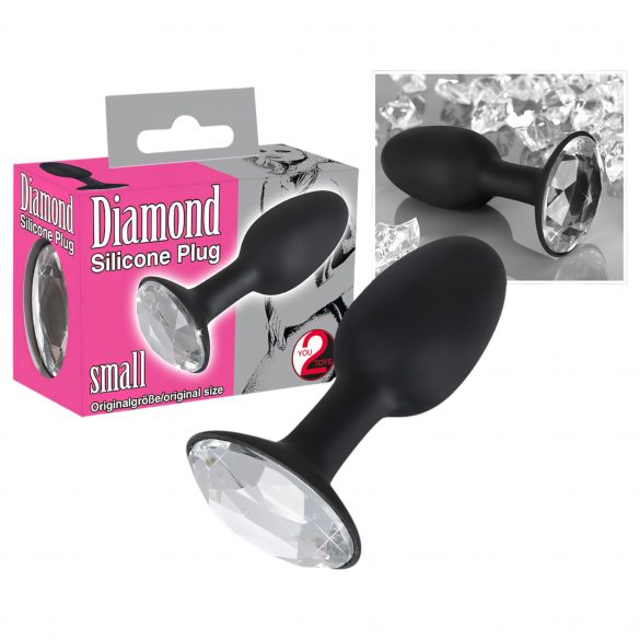 You2Toys - Diamond - silikonowy stożek analny (mały) 