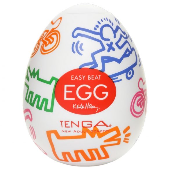 TENGA Egg Keith Haring Street - jajko masturbacyjne (1szt.)