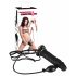 You2Toys - Nadmuchiwany strap-on - pusty silikonowy dildo (czarny) 