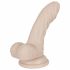 You2Toys - Silikonowe dildo z zaciskiem - małe (naturalne) 