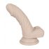 You2Toys - Silikonowe dildo z zaciskiem - małe (naturalne) 