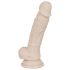 You2Toys - Silikonowy dildo z przyssawką - średni (naturalny)