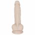 You2Toys - Silikonowe dildo z zaciskiem - średnie (naturalne) 