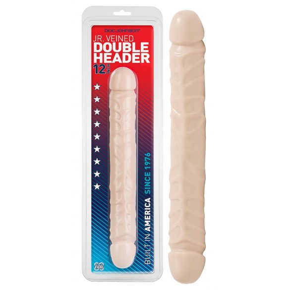 Podwójne dildo Doc Johnson - naturalne (30,5 cm) 