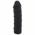 You2Toys - Silicone Strap-On - Strap-on Dildo (czarny) 