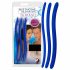 You2Toys - DILATOR - niebieski silikonowy zestaw dildo do rozszerzania cewki moczowej (3szt.) 