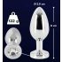 You2Toys - Sextreme - stalowy stożek analny (2,4 cm) 