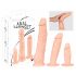 You2Toys - Trening analny - realistyczny zestaw dildo - 3 sztuki (naturalny) 