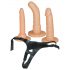 You2Toys - Zestaw strap-on dildo! - naturalny