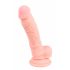 Medical - dildo z silikonu medycznego (18 cm) - naturalne 