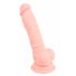 Medical - dildo z silikonu medycznego (18 cm) - naturalne 