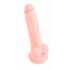 Medical - dildo z silikonu medycznego (18 cm) - naturalne 