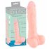 Medical - dildo z silikonu medycznego (21 cm) - naturalne 