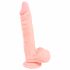 Medical - dildo z silikonu medycznego (21 cm) - naturalne 