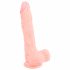 Medical - dildo z silikonu medycznego (21 cm) - naturalne 