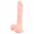 Medical - dildo z silikonu medycznego (21 cm) - naturalne 