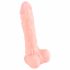 Medical - dildo z silikonu medycznego (21 cm) - naturalne 