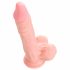 Medical - dildo z silikonu medycznego (21 cm) - naturalne 