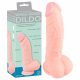 Medical - dildo z silikonu medycznego (20 cm) - naturalne 