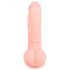 Medyczny - silikonowy dildo (20 cm) - naturalny