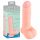 Medical - proste dildo z silikonu medycznego (20 cm) - naturalne 