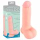 Medical - proste dildo z silikonu medycznego (20 cm) - naturalne 