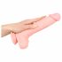 Medical - dildo z silikonu medycznego (24 cm) - naturalne 