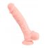 Medical - dildo z silikonu medycznego (24 cm) - naturalne 