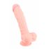 Medical - dildo z silikonu medycznego (24 cm) - naturalne 