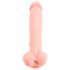 Medical - dildo z silikonu medycznego (24 cm) - naturalne 