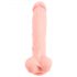 Medyczny - silikonowy dildo (24cm) - naturalny