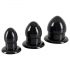 You2Toys - Zestaw Koreczków Rozciągających - zestaw analnych dildo - 3 sztuki (czarne)