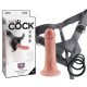 King Cock Strap-on 6 - dildo na pasku - naturalne 