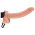 Fetysz Strap-on 9 - przypinany dildo (naturalny)