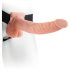 Fetysz Strap-on 9 - przypinany dildo (naturalny)