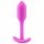 / b-vibe Snug Plug 1 - dildo analne z wewnętrznym obciążnikiem (55g) - różowy 