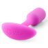 b-vibe Snug Plug 1 - korek analny z wewnętrznym obciążeniem (55g) - różowy