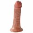 Dildo King Cock 6 (15 cm) - brązowe 