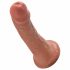 Dildo King Cock 6 (15 cm) - brązowe 