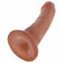 Dildo King Cock 6 (15 cm) - brązowe 