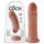 King Cock 8 Dildo (20 cm) - ciemny naturalny