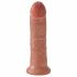 King Cock 8 dildo (20 cm) - ciemny naturalny