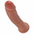 King Cock 8 dildo (20 cm) - ciemny naturalny