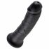 King Cock 8 dildo (20 cm) - czarny