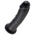 Król Cock 8 dildo (20 cm) - czarny