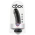 Król Cock 8 dildo (20 cm) - czarny