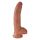 King Cock 9 dildo z jądrami (23 cm) - brązowy