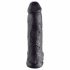 King Cock 12 Realistyczny Duży Czarne Dildo z Jądrami (30 cm)